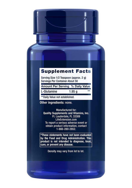 Discount Annex offers Life Extension L-Glutamine Powder, a dietary supplement promoting muscle growth and digestive health.