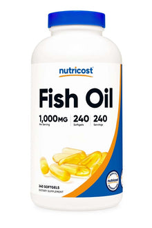  Immerse yourself in the wellness experience offered by Nutricost's Fish Oil Softgels. Packed with Omega-3 fatty acids, these softgels support heart health, brain function, and manage a healthy inflammatory response. Enjoy amazing deals at Discount Annex!
