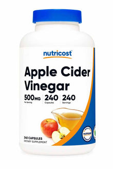  Discover the health benefits of Nutricost's Apple Cider Vinegar capsules, a high-quality supplement for digestion, weight management, and overall health. Now available at a discounted price at Discount Annex, these capsules are an easy and effective way to reap the benefits of apple cider vinegar.