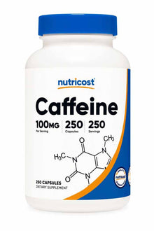  Nutricost's Caffeine capsules from Discount Annex provide a potent energy lift and enhanced focus. Ideal for athletes and individuals needing a performance boost.