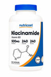 Discover Nutricost's Niacinamide supplement - your ally for enhanced energy metabolism, cognitive performance, and skin health. Enjoy discount annex offers on this high-quality product, designed to support the health of vital organs such as the eyes and liver, contributing to your overall well-being.