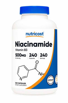  Discover Nutricost's Niacinamide supplement - your ally for enhanced energy metabolism, cognitive performance, and skin health. Enjoy discount annex offers on this high-quality product, designed to support the health of vital organs such as the eyes and liver, contributing to your overall well-being.
