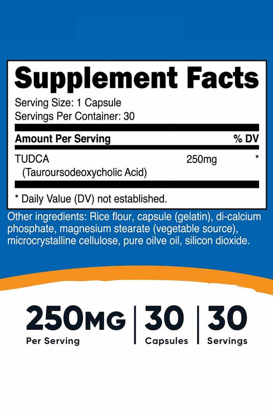 Experience a new level of wellness with Nutricost's TUDCA capsules, now available at a discounted rate at Discount Annex. Our superior, non-GMO, and gluten-free supplement is a trusted companion on your health journey. Choose from two potency options for the perfect fit, and enjoy fast-dissolving capsules that deliver the TUDCA advantage promptly and effectively.