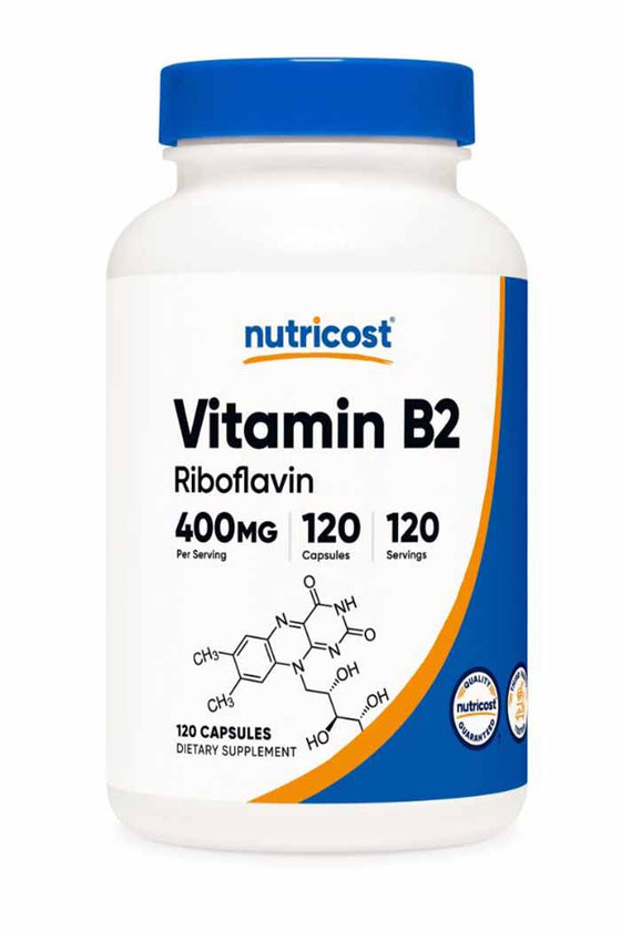 Unveil an enhanced wellness journey with Nutricost's Vitamin B2 Riboflavin, offering 120 potent servings per bottle. Perfect for boosting energy, supporting eye health, and nourishing your skin and hair. Shop at Discount Annex for exclusive deals.