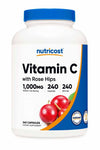 Experience a fusion of health-boosting power with Nutricost's Vitamin C with Rose Hips supplement, now available at unbeatable prices on Discount Annex. Elevate your wellbeing with this non-GMO, gluten-free, and third-party tested potent blend!