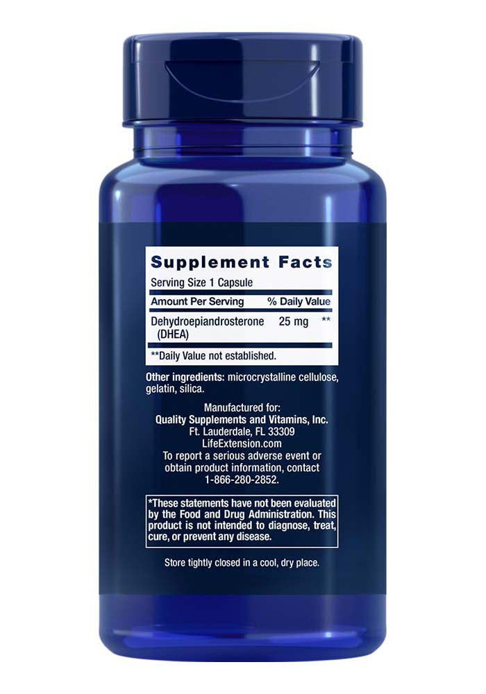 Life Extension's DHEA supplement, offered by Discount Annex, supports a healthy hormone balance, promotes wellbeing, and aids in maintaining youthful vigor. Explore our range of top-tier Life Extension supplements for your health needs.