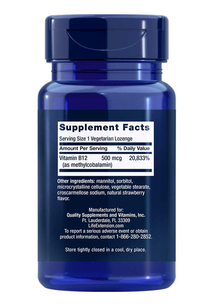 Get your Life Extension Vitamin B12 Methylcobalamin at Discount Annex. It is essential for energy production and neurological health. We strive to offer only the best for your health needs.