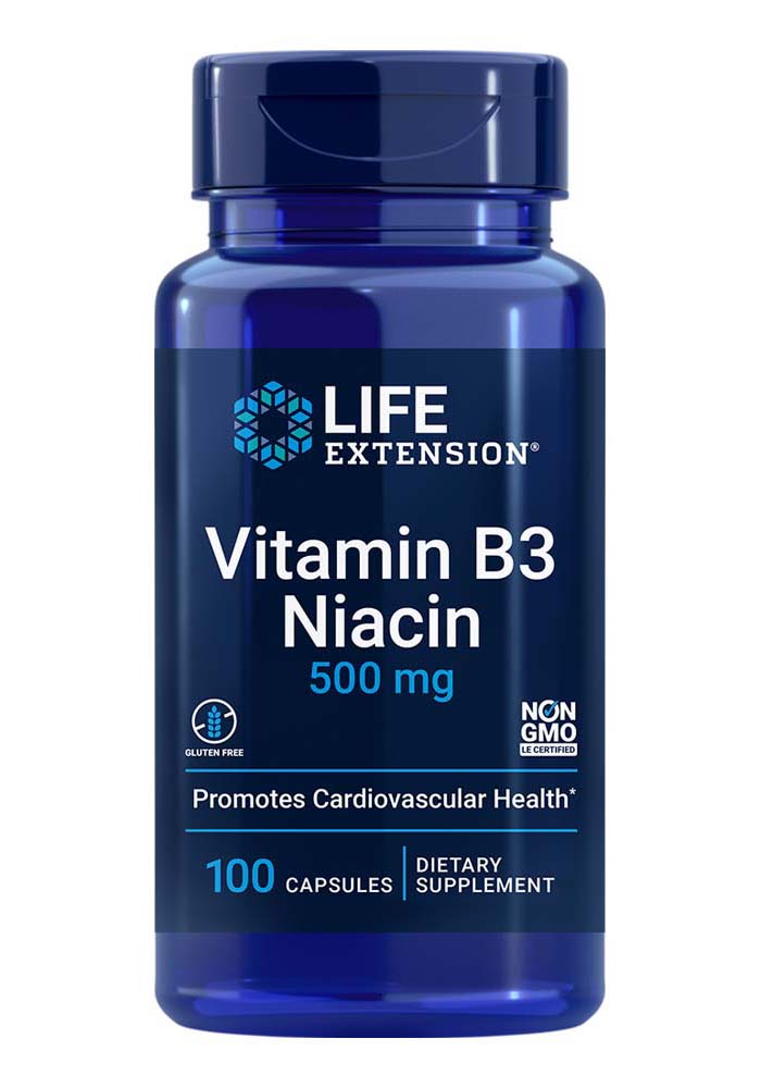 At Discount Annex, find Life Extension's Vitamin B3 Niacin, a key supplement for cardiovascular health. Our health supplements are carefully selected to ensure optimal quality and efficacy.
