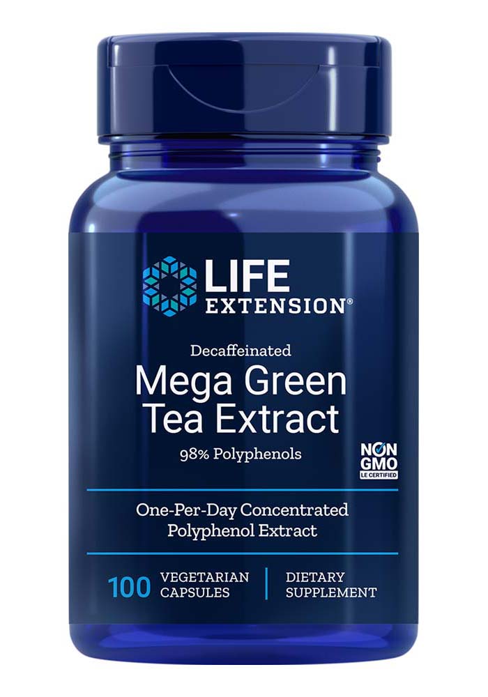 Life Extension's Decaffeinated Mega Green Tea Extract, available at Discount Annex, offers antioxidant support, aids weight management, and promotes heart health. Trust our wide range of high-quality Life Extension products.