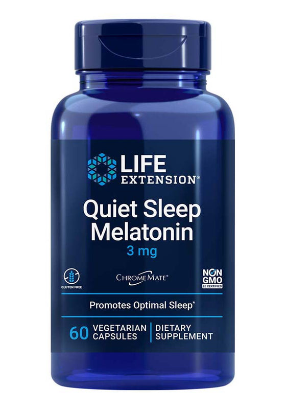 Experience superior sleep with Life Extension's Quiet Sleep Melatonin, available at Discount Annex. We're committed to providing a curated selection of supplements for your health and wellbeing.