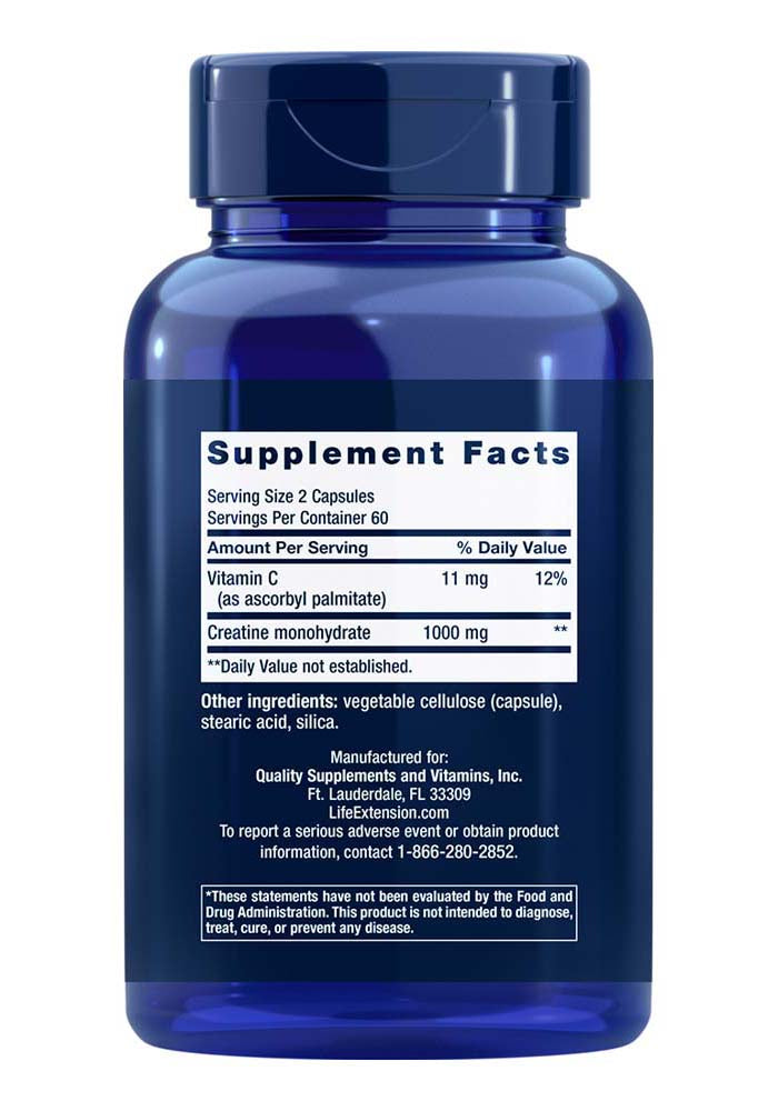 Shop Life Extension's Creatine at Discount Annex. Known for its benefits for muscle growth, strength, and performance, it's a favorite among athletes and fitness enthusiasts. Explore our range of trusted Life Extension wellness supplements.