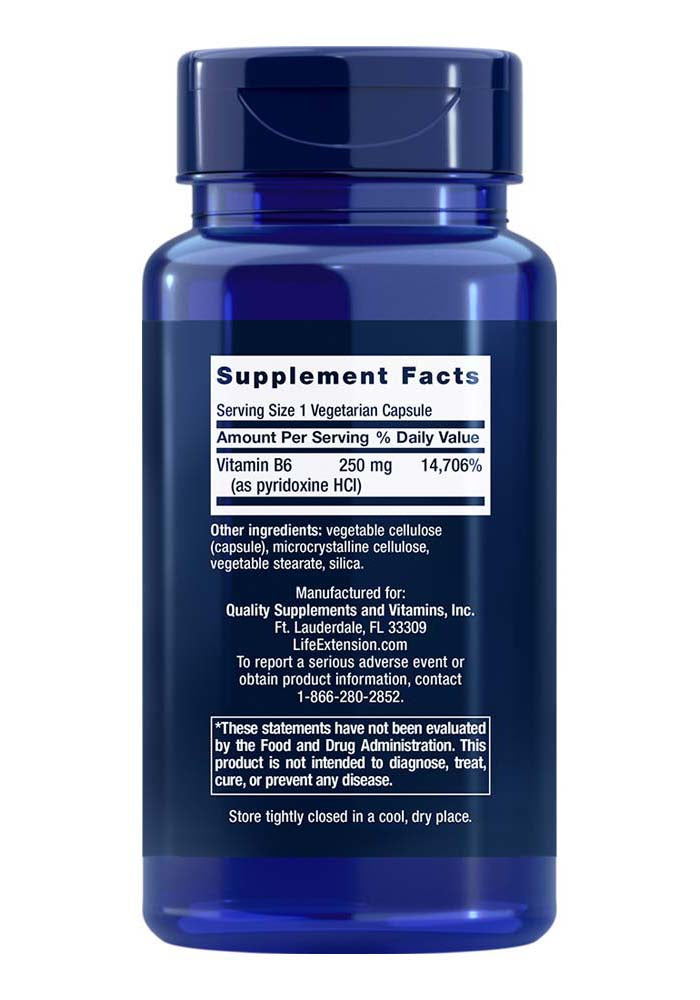Life Extension's Vitamin B6, available at Discount Annex, is crucial for brain development and function. We provide high-quality health supplements to support your wellness journey.