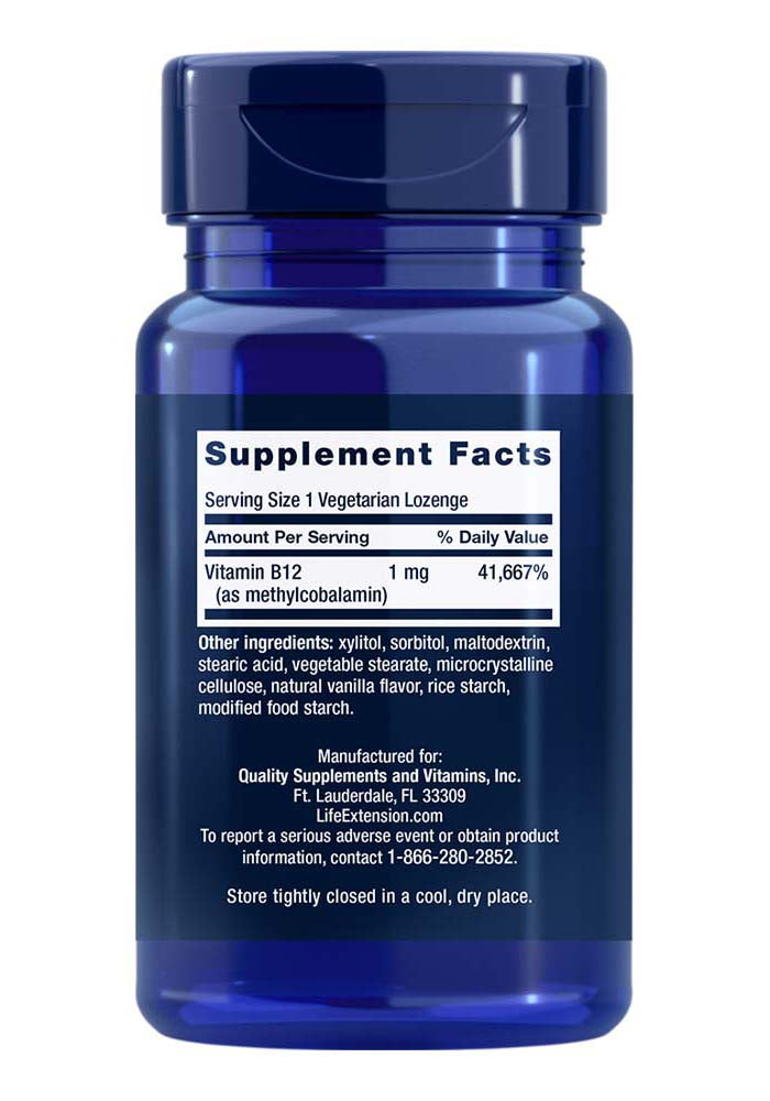 Get your Life Extension Vitamin B12 Methylcobalamin at Discount Annex. It is essential for energy production and neurological health. We strive to offer only the best for your health needs.