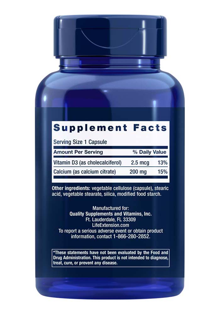 Discount Annex brings you Life Extension's Calcium Citrate with Vitamin D, designed to support bone health, muscle function, and more. An ideal balance of calcium and vitamin D3 makes it a top choice for bone health. Browse Life Extension's products with us