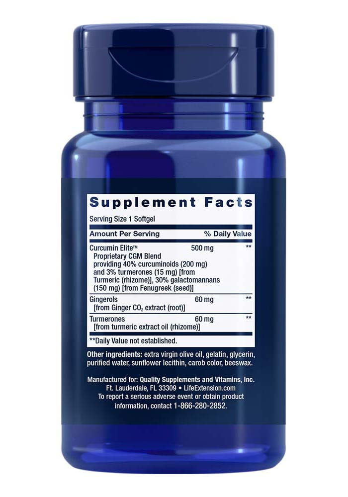 Find the antioxidant-rich Advanced Curcumin Elite from Life Extension at Discount Annex. This supplement, featuring turmeric extract, ginger & turmerones, offers powerful health benefits. Enhance your health regimen with our wide array of Life Extension products available at Discount Annex.