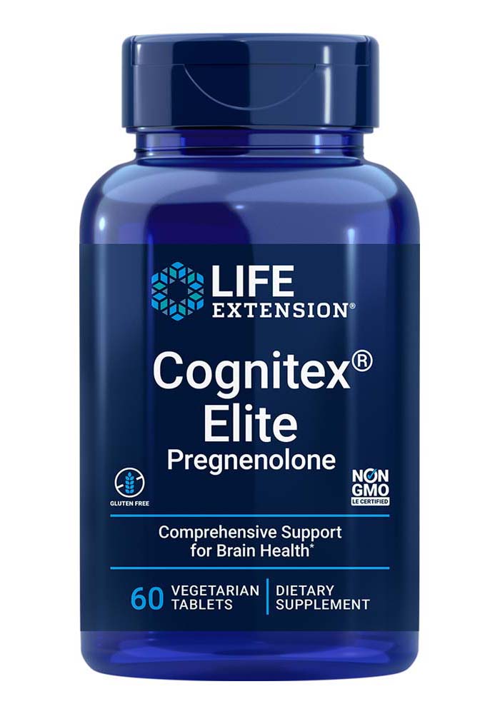 Find Life Extension's Cognitex® Elite Pregnenolone at Discount Annex. This supplement offers essential nutrients for brain health, supporting memory, focus, and overall cognitive function. Shop from our quality range of Life Extension supplements.