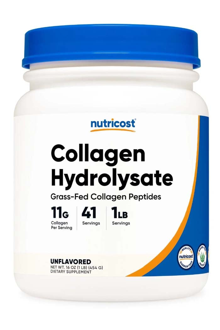 Step towards radiant skin, sturdy nails, and strong joints with Discount Annex's Nutricost Hydrolyzed Grass-Fed Collagen Powder. Ethically sourced and rich in health benefits, this premium supplement is your reliable partner in the quest for a healthier you.