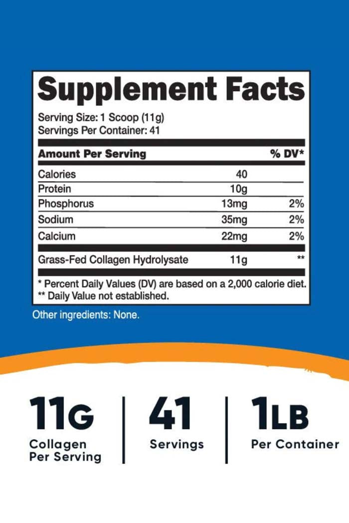 Step towards radiant skin, sturdy nails, and strong joints with Discount Annex's Nutricost Hydrolyzed Grass-Fed Collagen Powder. Ethically sourced and rich in health benefits, this premium supplement is your reliable partner in the quest for a healthier you.