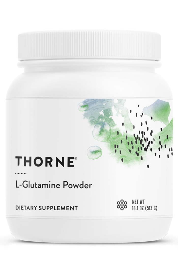 Explore Thorne's L-Glutamine Powder, an essential supplement for athletes, post-injury recovery, and gut health. Now available at the discount annex. Don't miss out on this special offer!