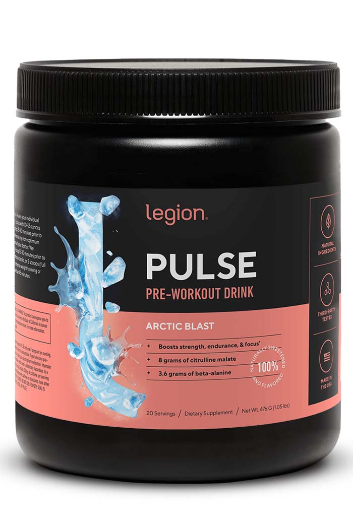 Grab the Legion Pulse Pre-Workout from Discount Annex and experience a groundbreaking shift in your fitness regimen. Natural, transparent, and potent, it's your solution for a stellar workout minus the setbacks.