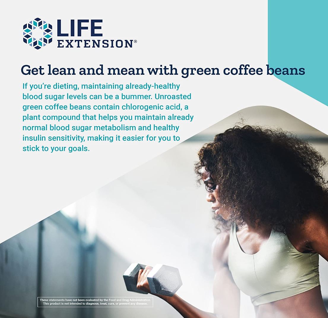 Explore Life Extension's CoffeeGenic® Green Coffee Extract at Discount Annex. It aids in maintaining healthy glucose levels and supports a healthy metabolism. Shop for top-tier Life Extension supplements and promote your wellbeing journey.