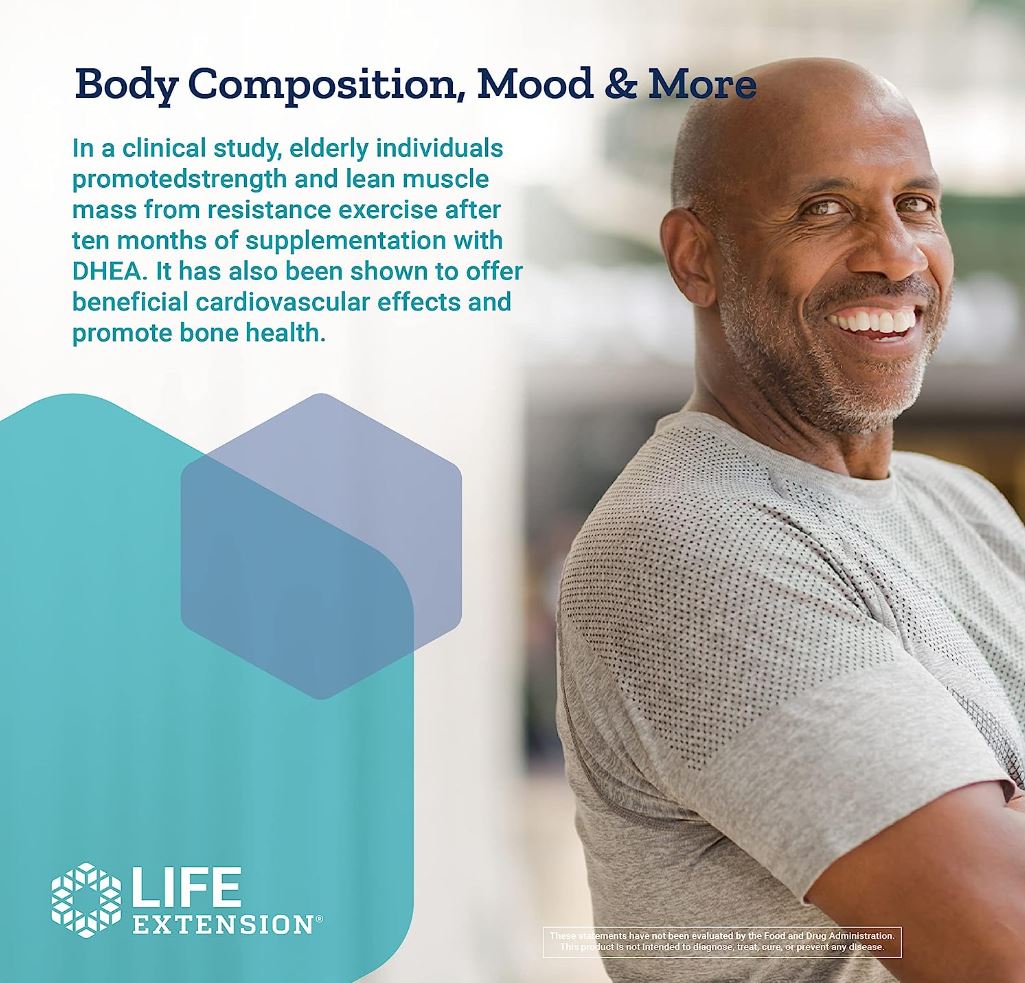 Life Extension's DHEA supplement, offered by Discount Annex, supports a healthy hormone balance, promotes wellbeing, and aids in maintaining youthful vigor. Explore our range of top-tier Life Extension supplements for your health needs.