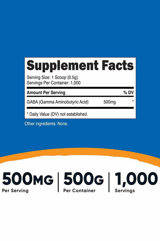 Experience the tranquility and restful sleep you've been longing for with Nutricost's GABA supplement. Boost your body's natural relaxation processes and optimize your sleep patterns. Secure your supply now at Discount Annex!