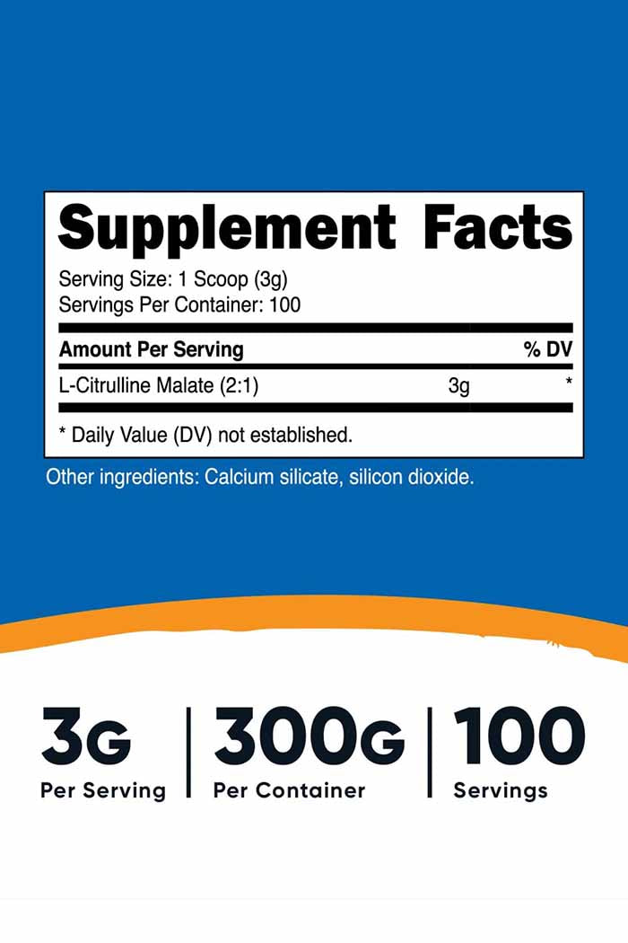 Experience the dual benefits of Nutricost's Pure L-Citrulline Malate 2:1, designed to potentially amplify workout performance and facilitate recovery. Now available at Discount Annex to elevate your fitness regimen.