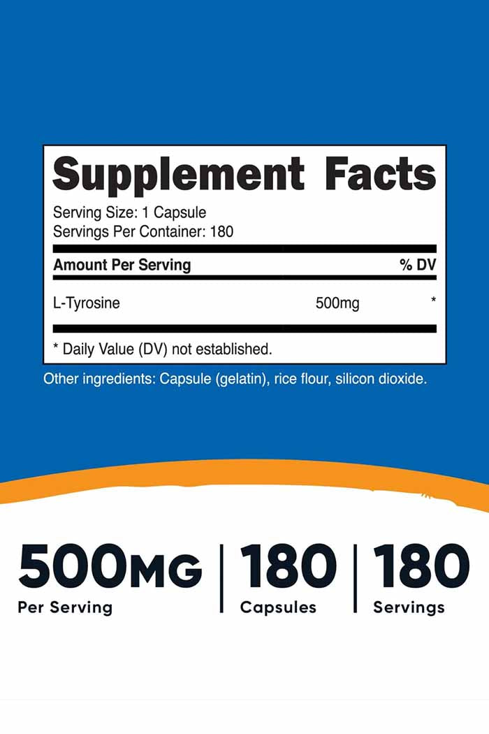Experience the premium quality of Nutricost's L-Tyrosine. Designed for enhanced cognitive clarity and mood balance, it's your perfect ally for stress management. Secure a great deal at Discount Annex for this top-tier supplement today!