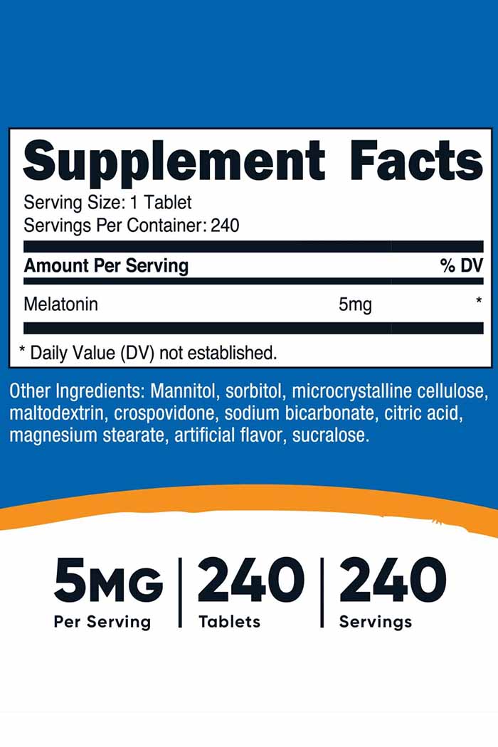 Discover Nutricost’s Fast-Dissolving Melatonin, a premium supplement designed to foster quality sleep and regulate your natural sleep-wake cycle. Crafted for swift absorption, it delivers potent melatonin without the need for water. Available now at Discount Annex, get the sleep support you deserve today!
