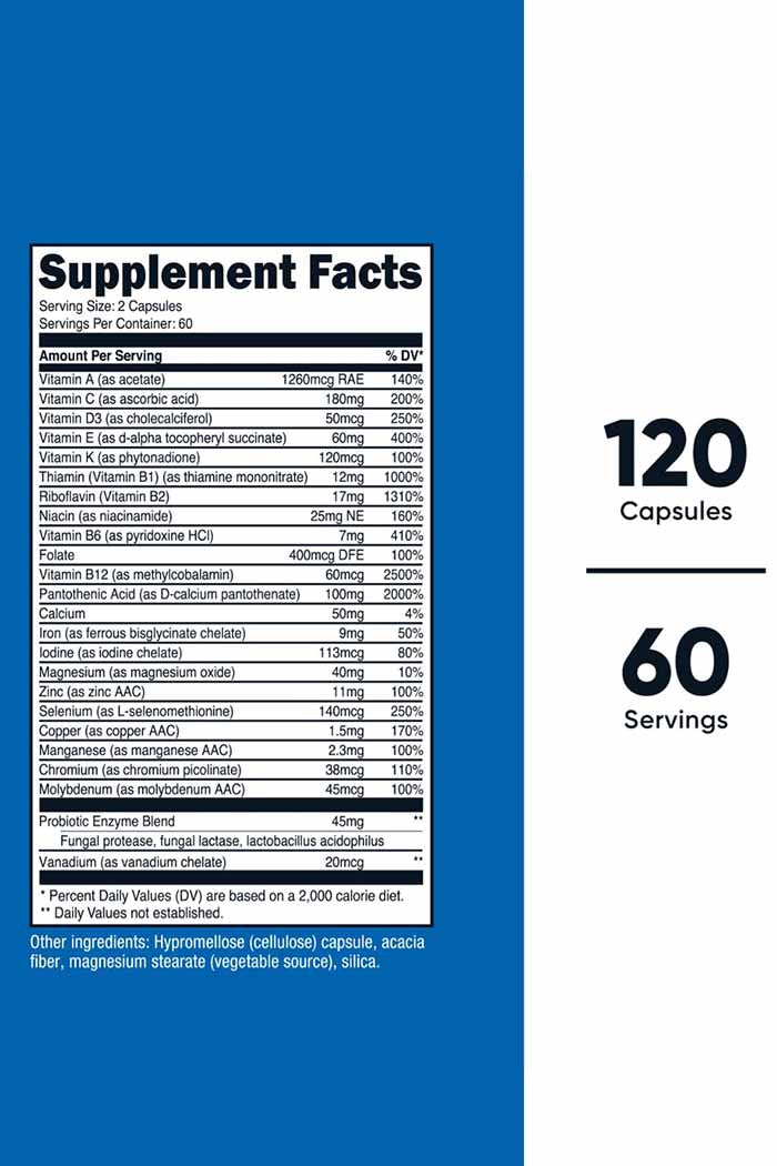 Immerse in the benefits of Nutricost's Multivitamin, the one-stop solution for enhancing overall wellness. Packed with vital nutrients, it bridges dietary gaps. Discover this dietary power pack at Discount Annex and step towards balanced nutrition today.