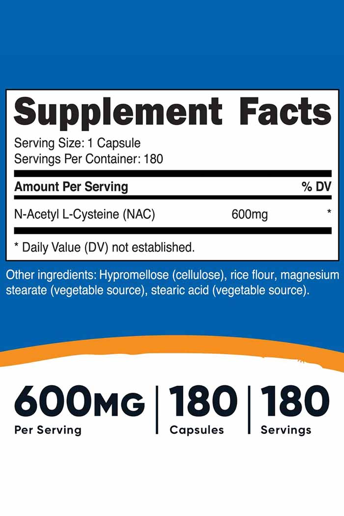 Explore the multifaceted benefits of Nutricost's NAC Supplement, your trusted partner for comprehensive wellness. Augment your body's antioxidant defense, foster liver health, and embrace a healthier you. Order now from Discount Annex and make an investment in your health journey!
