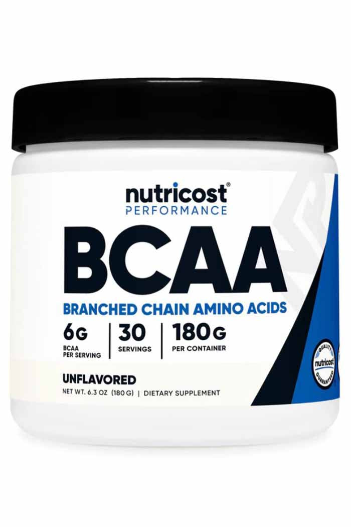 Embrace the power of premium quality BCAAs with Nutricost's dietary supplement. Enhance muscle growth, boost workout performance, and accelerate recovery, now at a discounted price at Discount Annex. A staple for any fitness enthusiast's supplement regime.