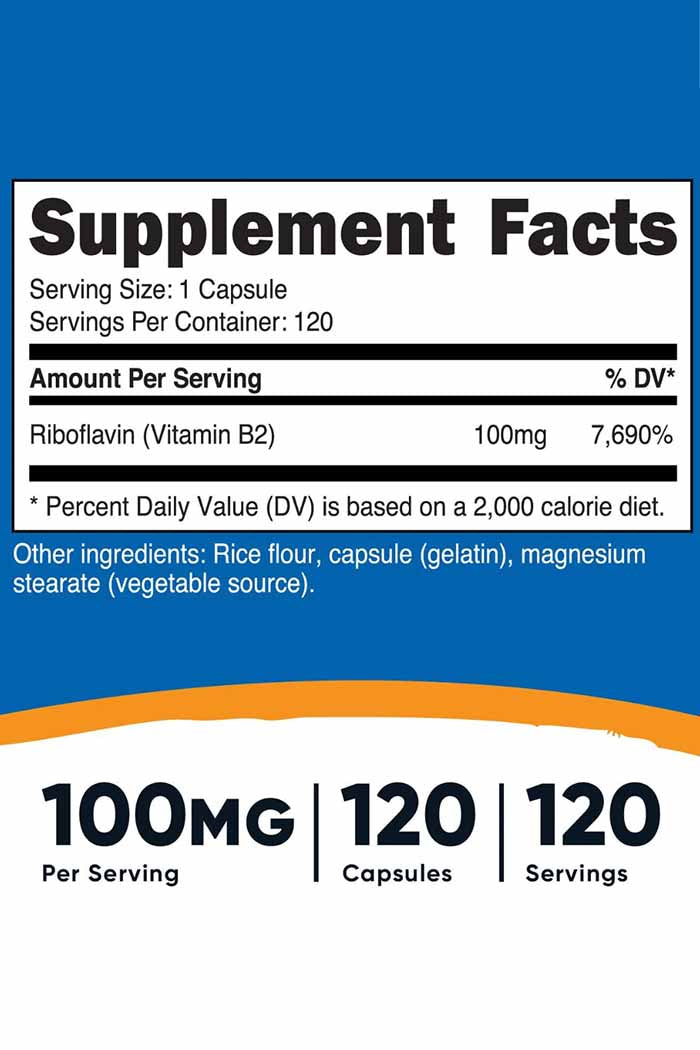 Unveil an enhanced wellness journey with Nutricost's Vitamin B2 Riboflavin, offering 120 potent servings per bottle. Perfect for boosting energy, supporting eye health, and nourishing your skin and hair. Shop at Discount Annex for exclusive deals.