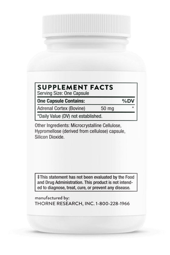 Experience the profound benefits of Thorne's Adrenal Cortex supplement. Boost your energy levels, enhance your immune function, and stabilize your stress hormone for a more relaxed state of mind. Get it now with exclusive discounts at Discount Annex.