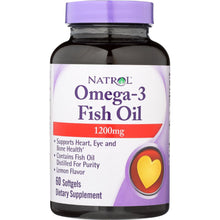  Natrol | Omega 3 Fish Oil 1200 Mg, 60 Softgels