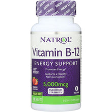  Natrol | Vitamin B-12 Fast Dissolve Strawberry 5000 Mcg, 100 Tablets