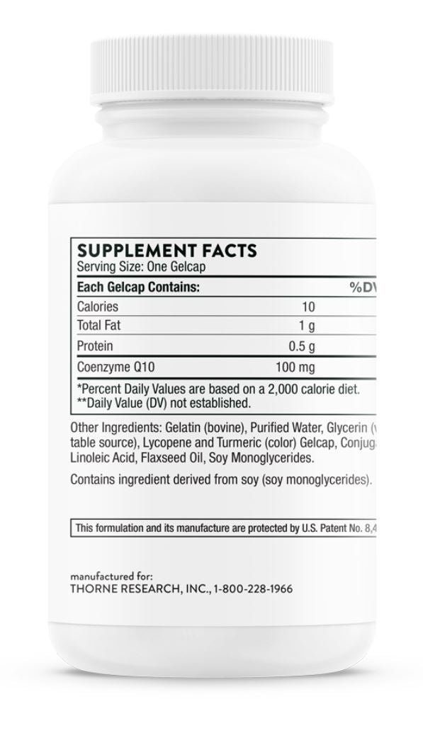 Embrace the power of Thorne's CoQ10, a cornerstone in cellular vitality and antioxidant defense, available now at Discount Annex. Amplify your wellness journey!