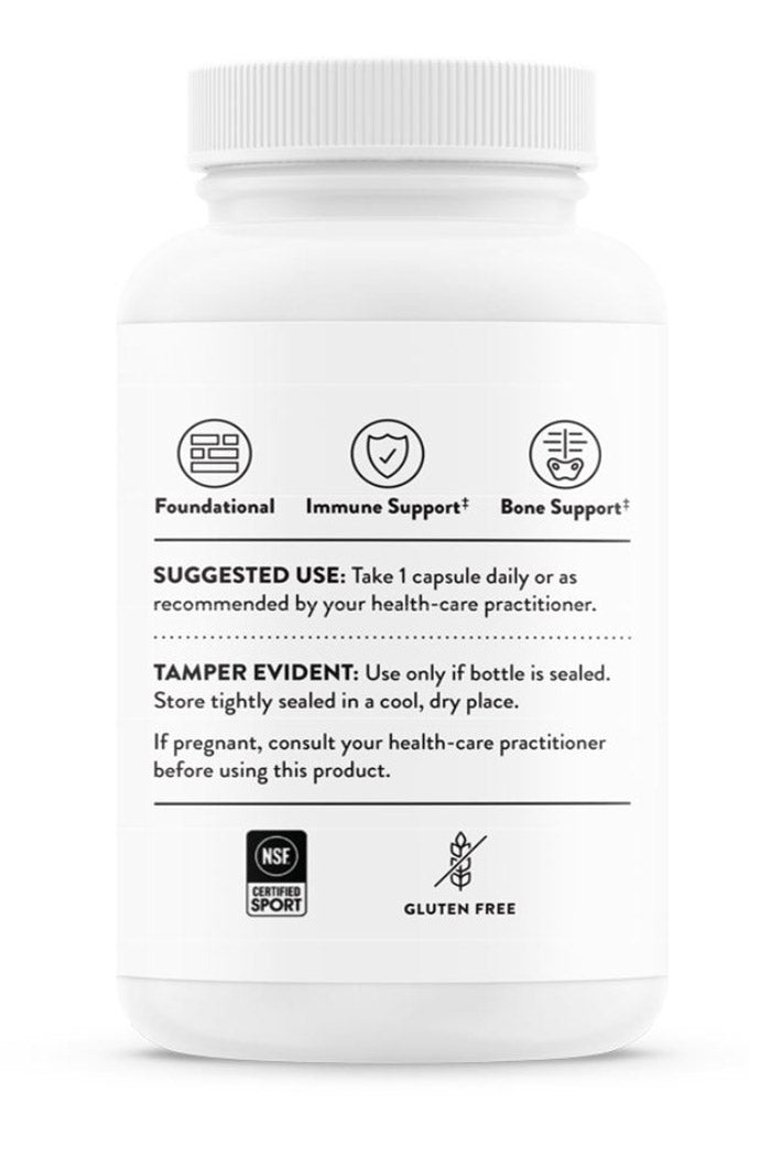 Dive into the realm of fortified health with Thorne's superior Vitamin D. Exclusively available at Discount Annex, it's the touchstone of holistic health for modern lifestyles.